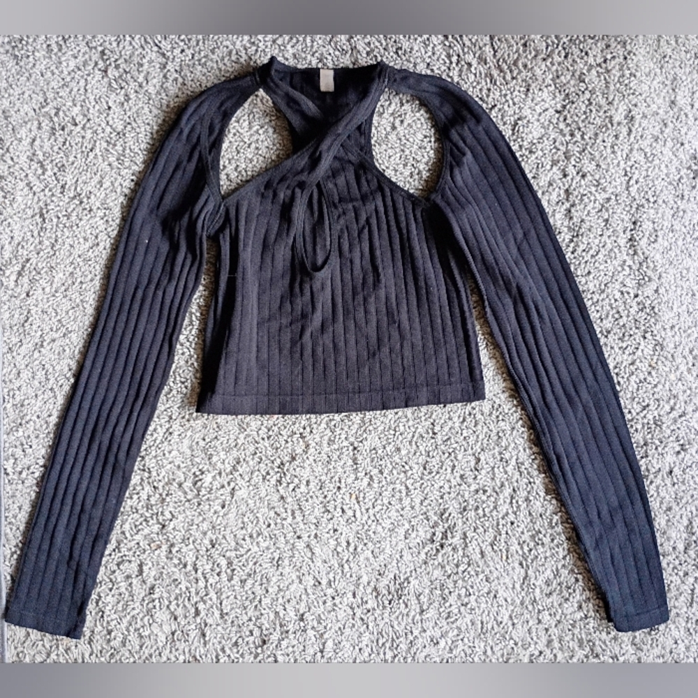 ANWND Ribbed&Cropped Long Sleeve